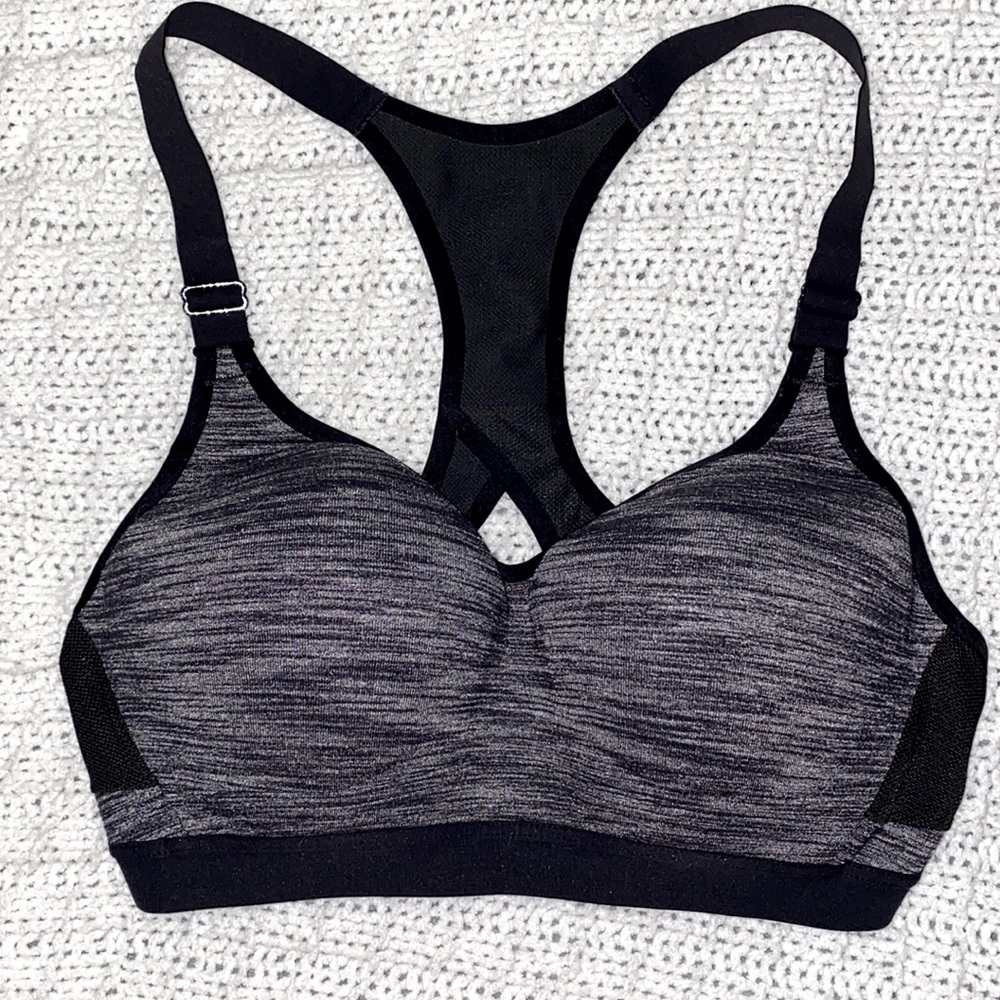 Victoria’s Secret sports bra black/gray 34B